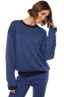 Katoen & Kasjmier dames kasjmier pullover met ronde hals stormie blue navy l